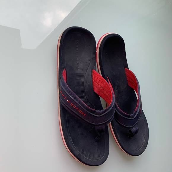 mens flip flops tommy hilfiger